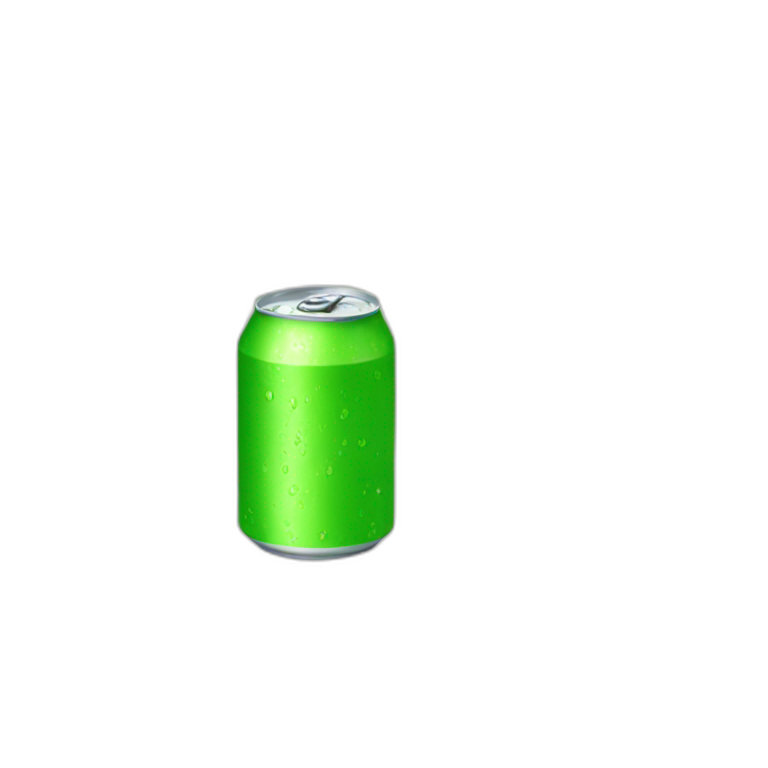 Lime-flavored-soda-can emoji
