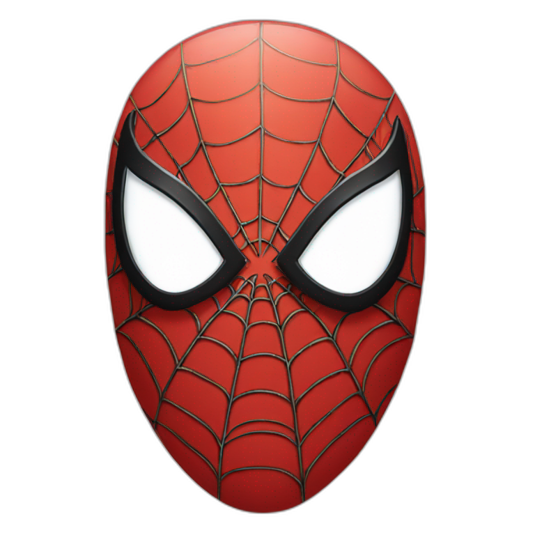 Spider man mask  emoji