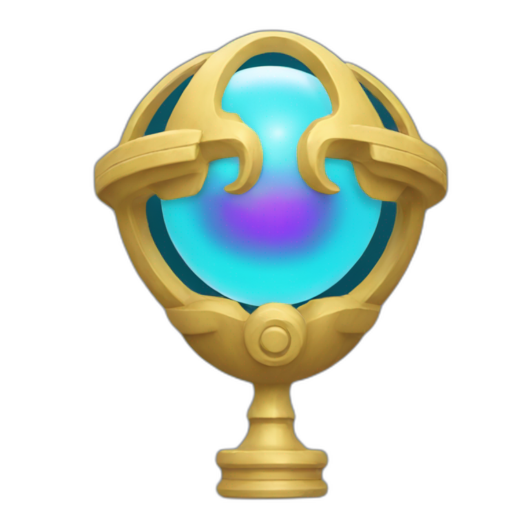 The player holds Uranus in his hands emoji