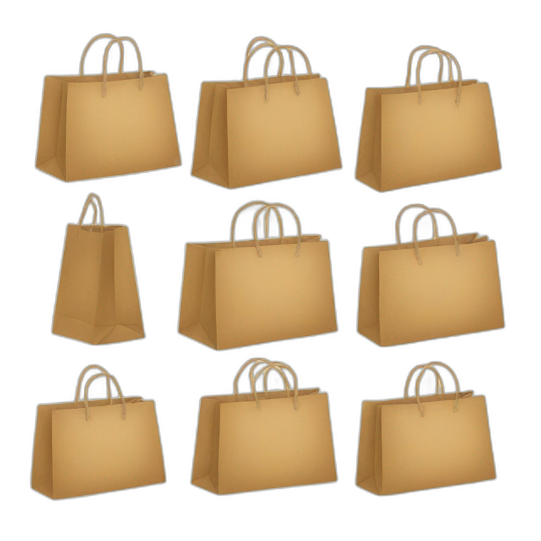 shopping bag emojis emoji