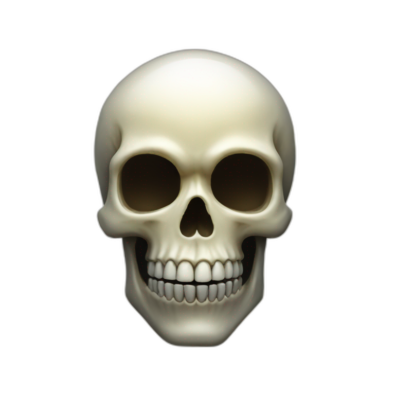 glow skull emoji