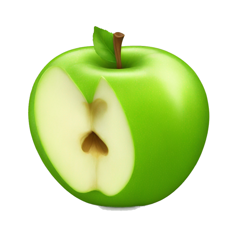 green apple emoji