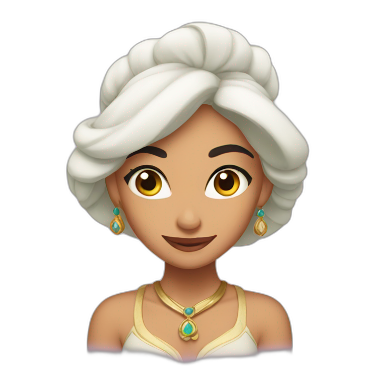 Jasmine from aladdin emoji