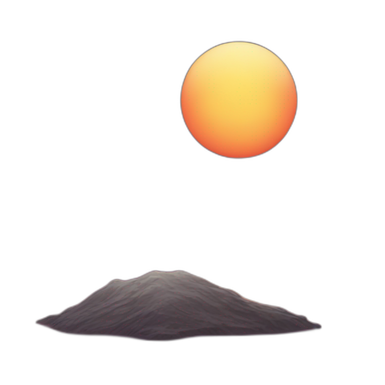 sunset on the moon emoji