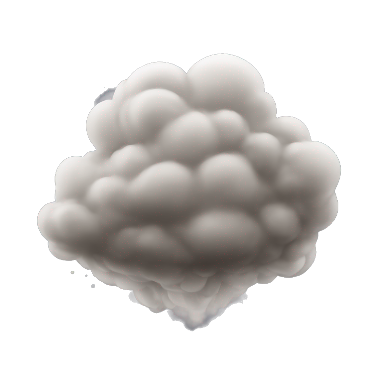 Dust cloud emoji