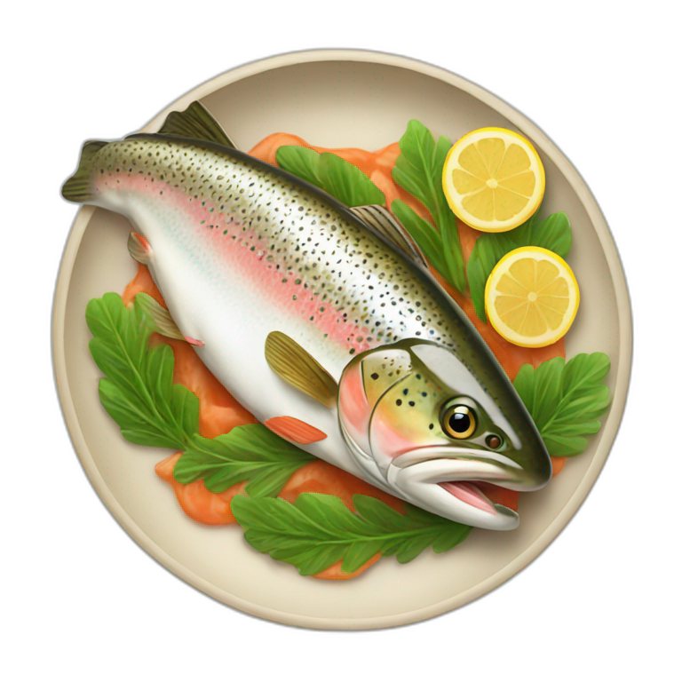 cooked trout emoji
