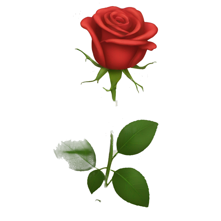 red rose emoji