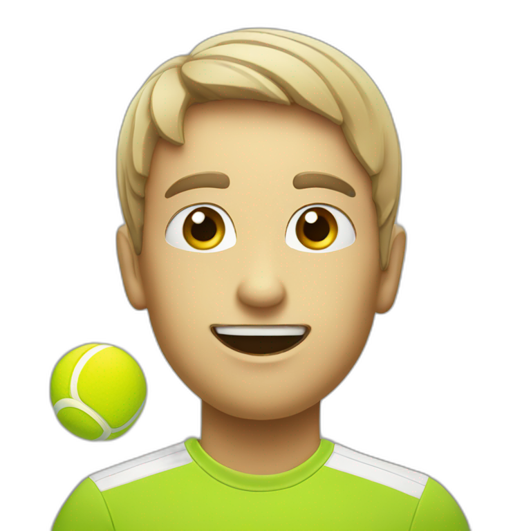 Face tennis ball  emoji