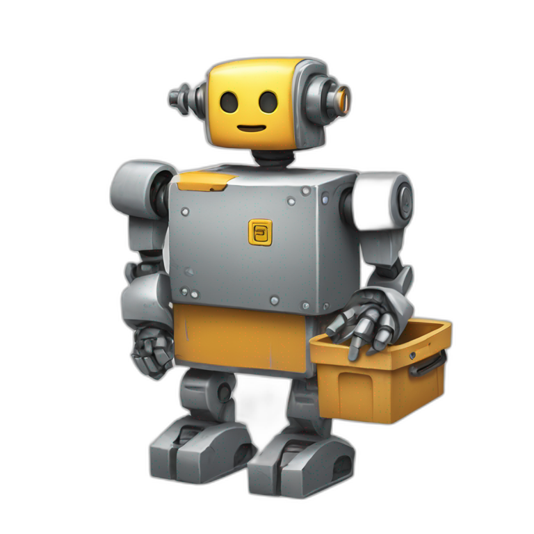 robot-with-toolbox-in-his-hands emoji