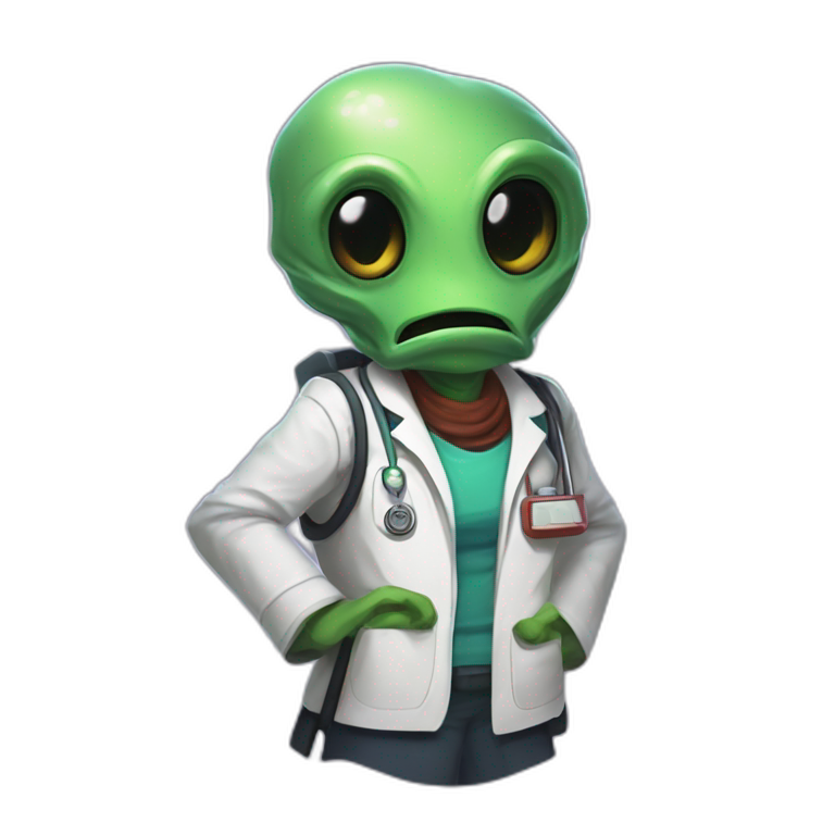 alien doctor scifi roguelike rpg style inspired by slay thee spire emoji