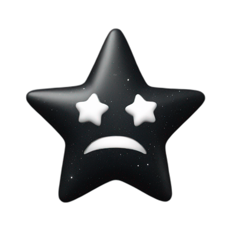 star 3d no face emoji