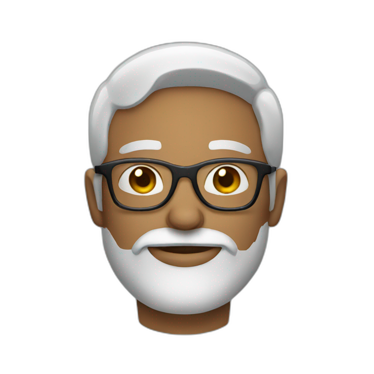 Man With beard and glasses emoji