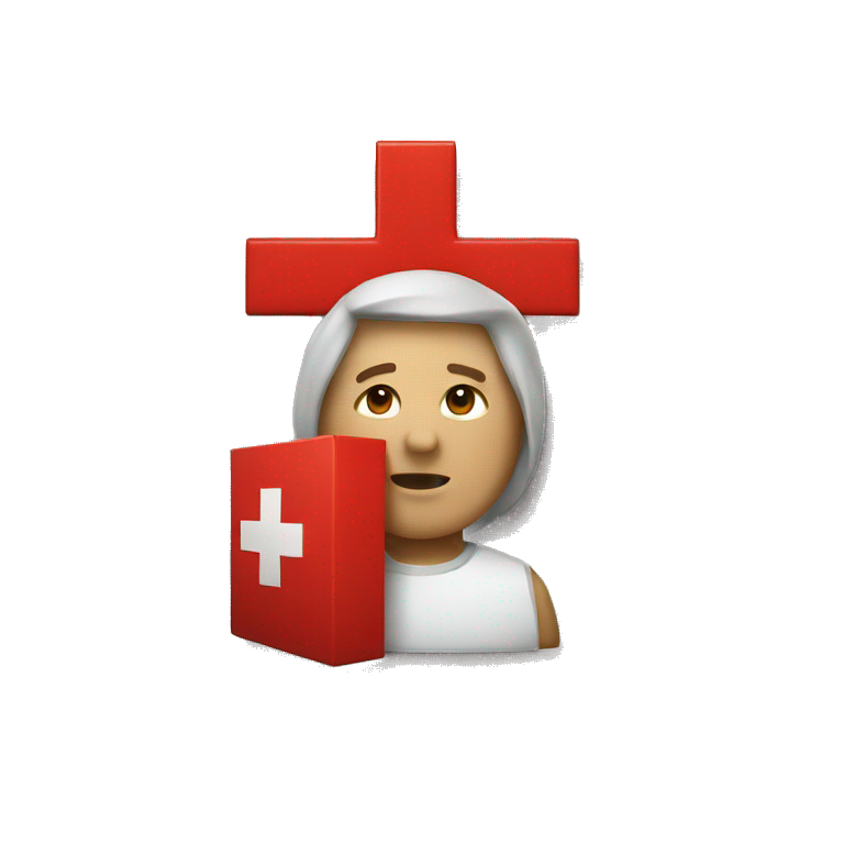 Red cross emoji