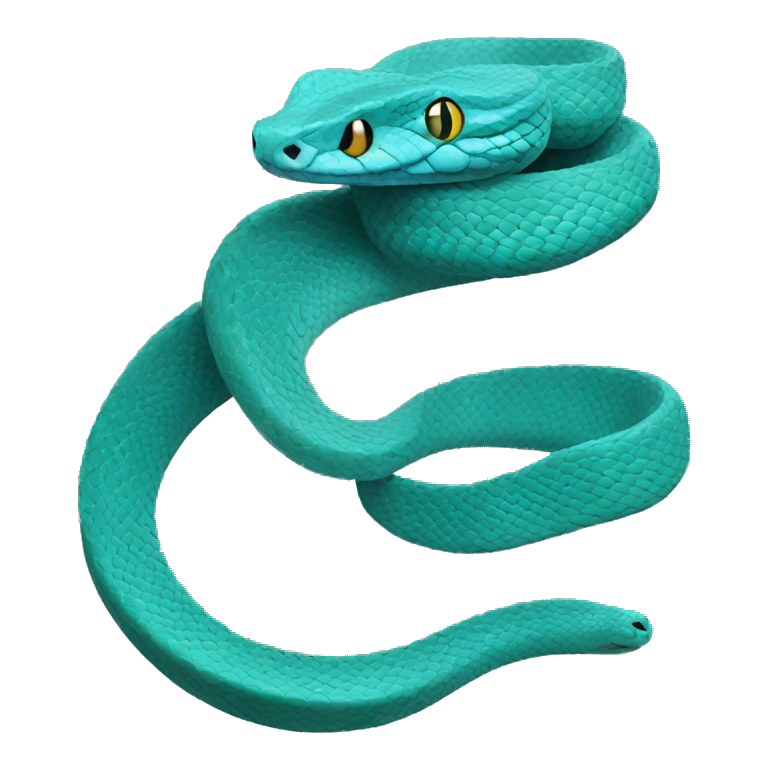 Blue Pit viper emoji