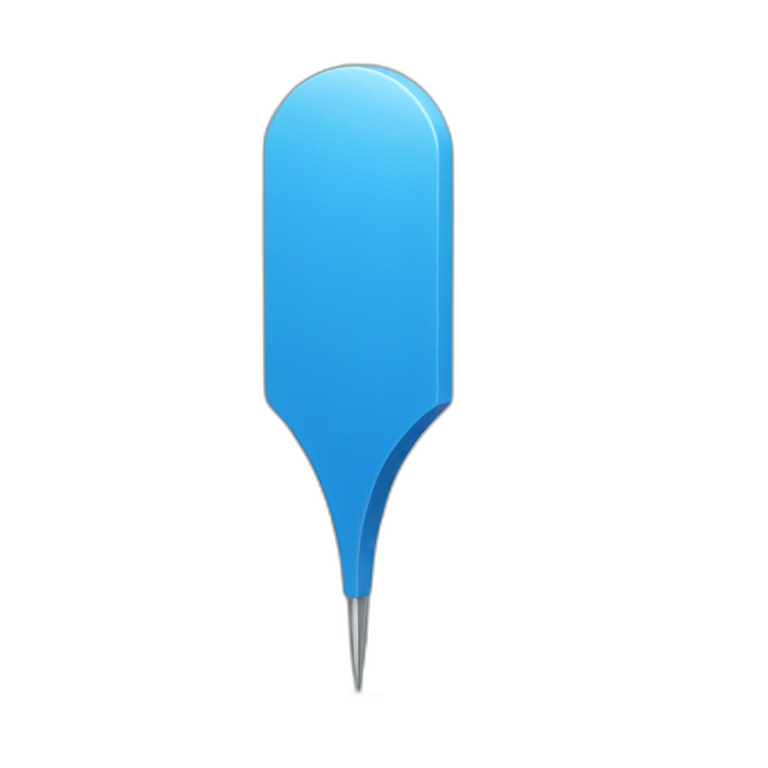 location pin blue emoji