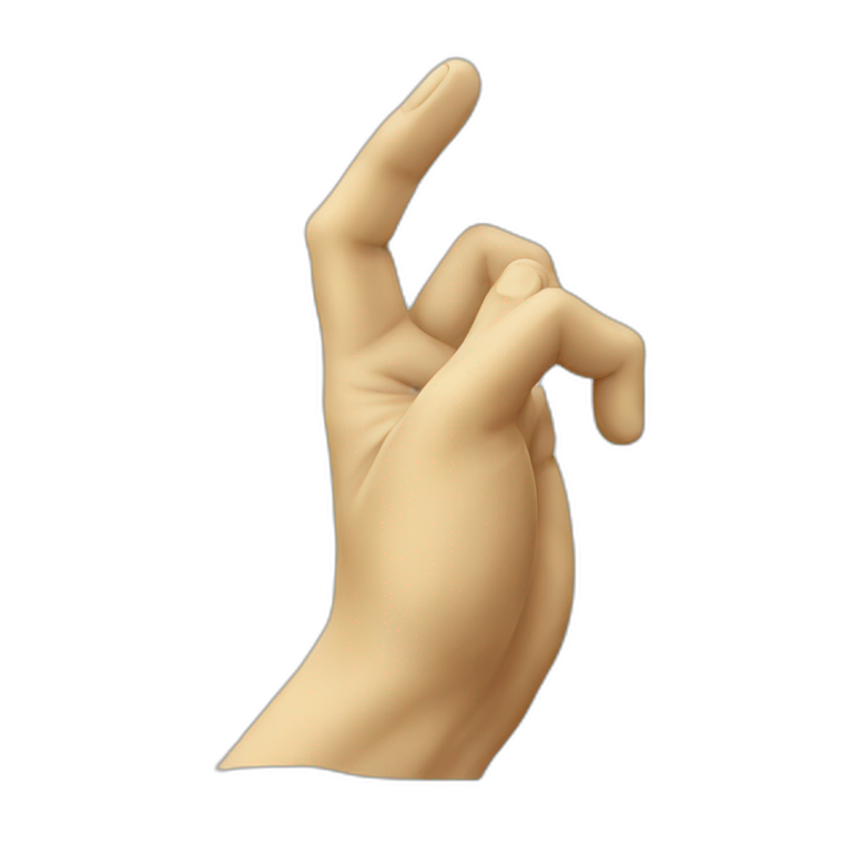 italian statue doing pinched fingers italian gesture emoji