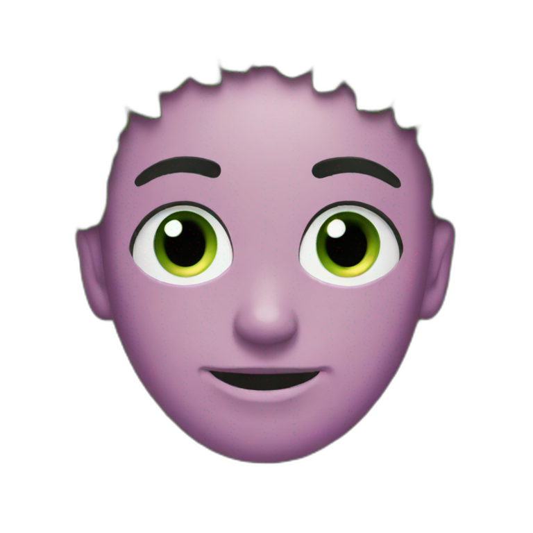 pink green purple emoji emoji