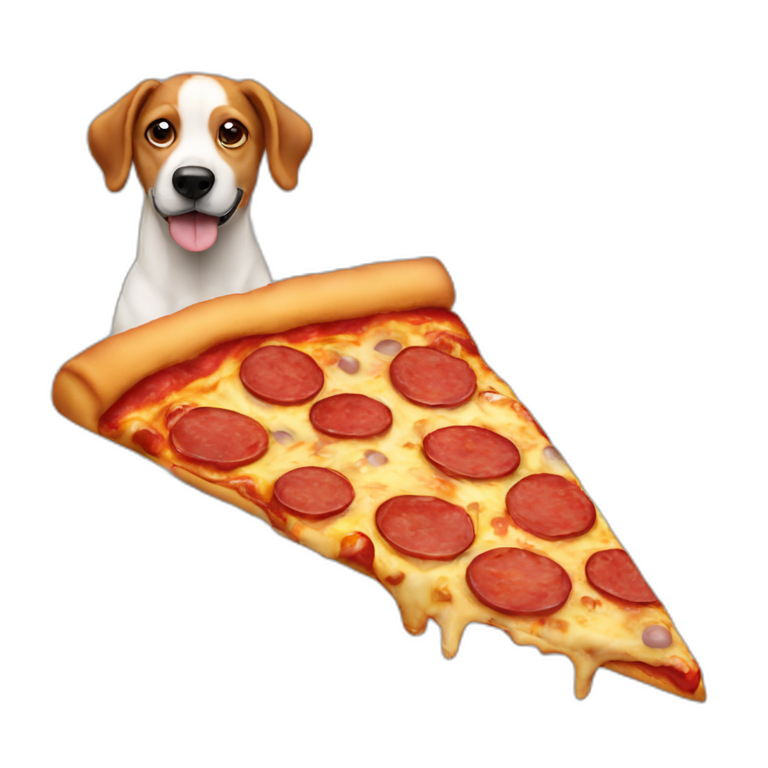 Pizza dog emoji