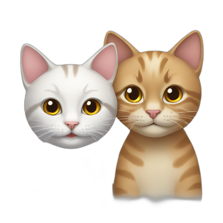two cats emoji