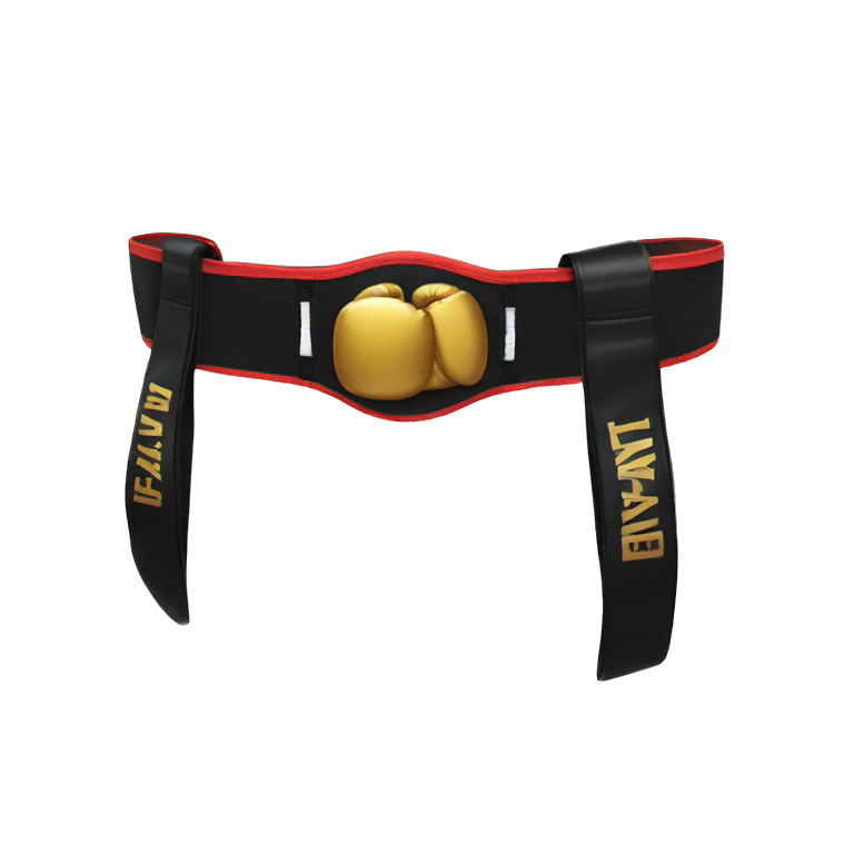 boxing belt emoji