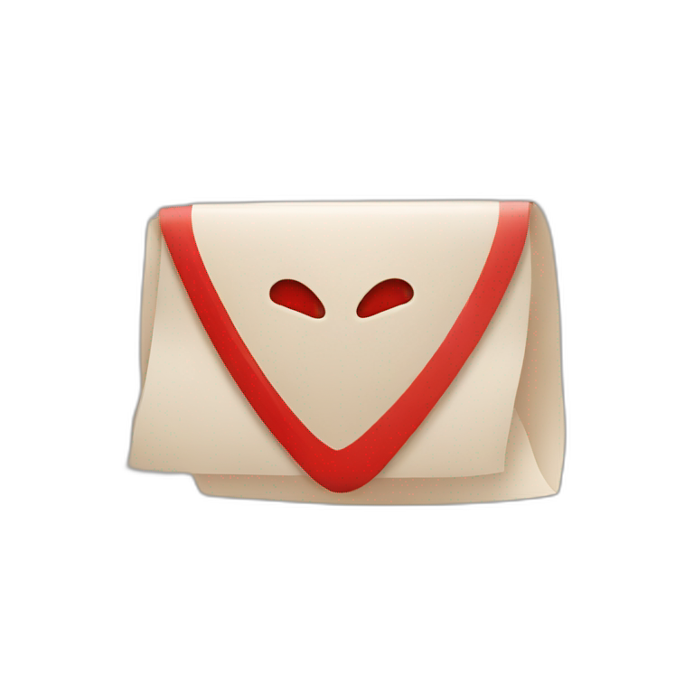 red stamp with word approved emoji