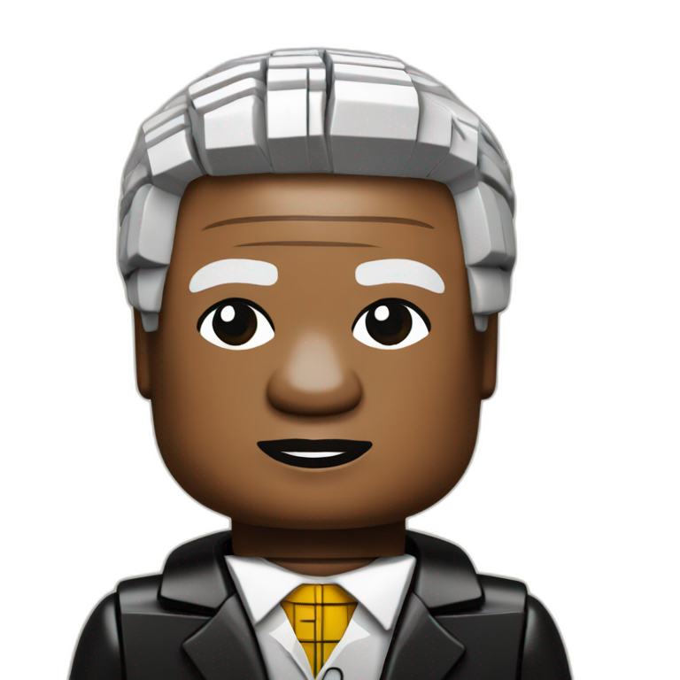 Lego Nelson Mandela emoji