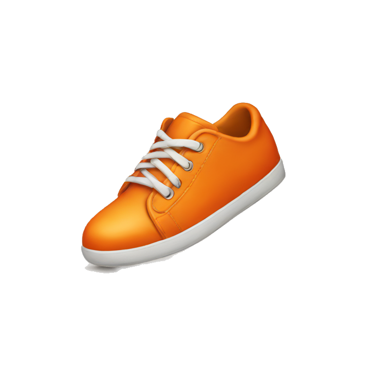 Orange shoe  emoji