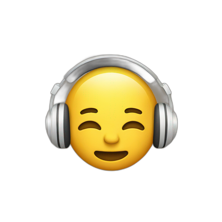 music streaming emoji