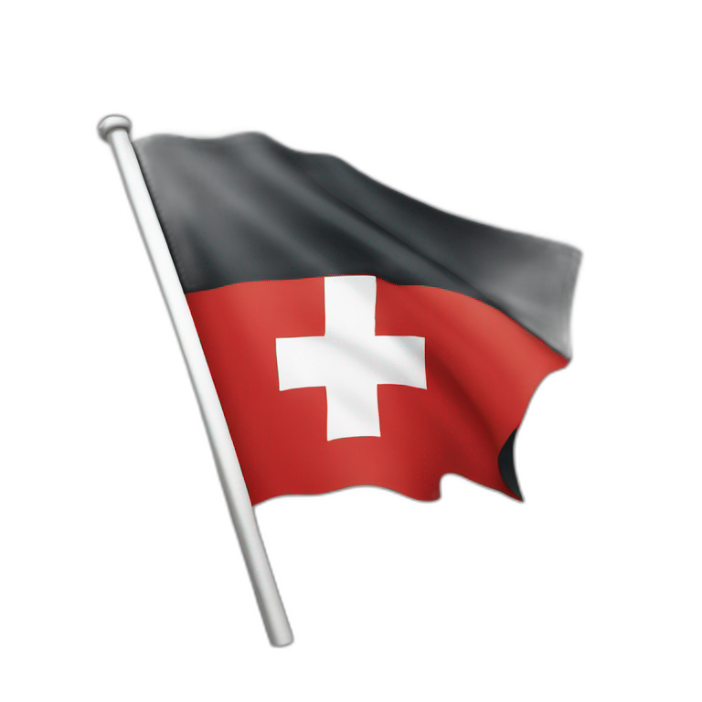 Canton fribourg (Switzerland) flag emoji