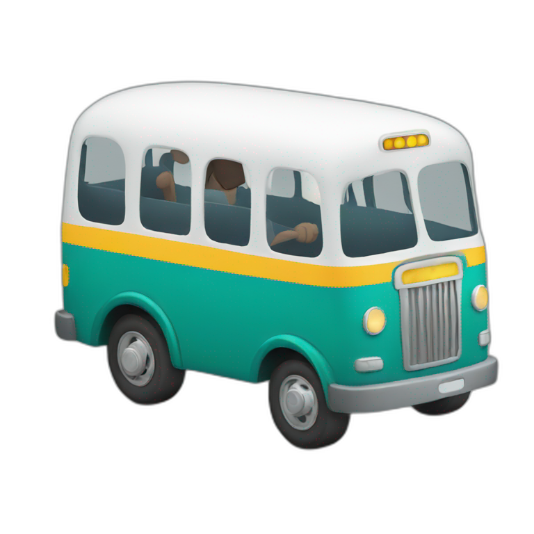 Driving a bus emoji