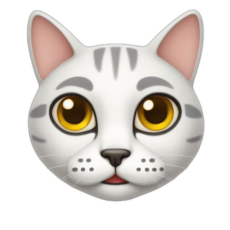 Sarcastic cat emoji