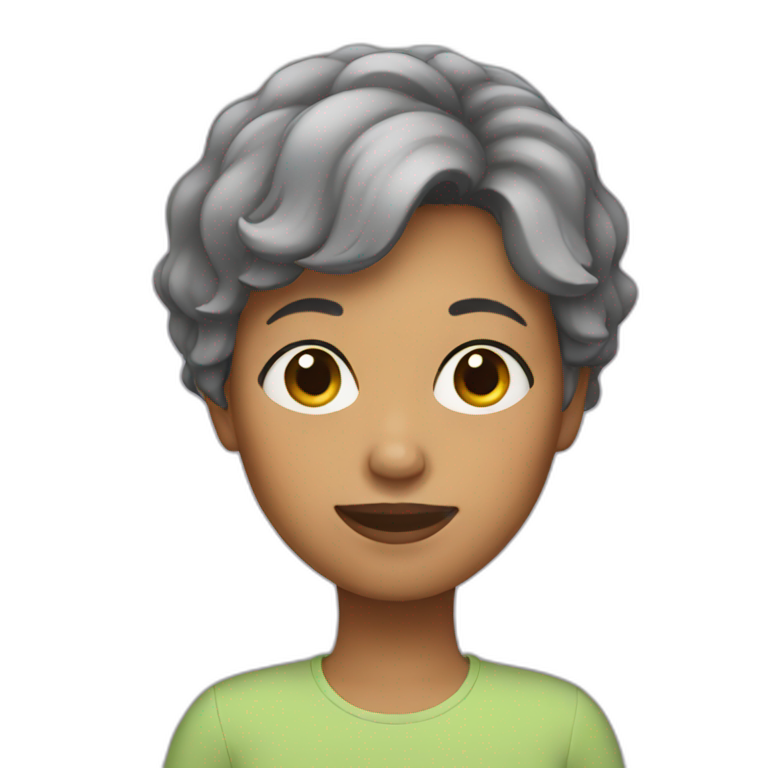 mother with short hair emoji