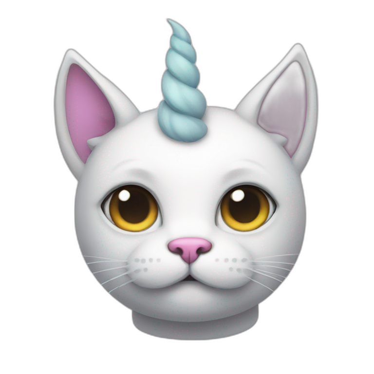 Unicorn cat emoji