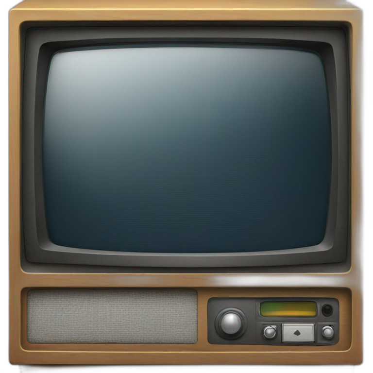Old tv screen emoji