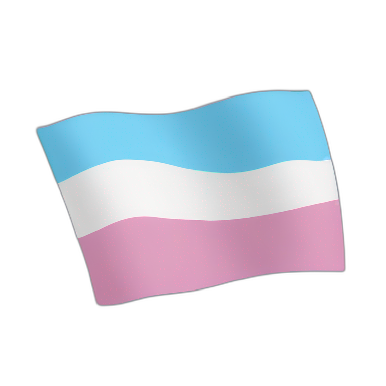 Trans flag emoji