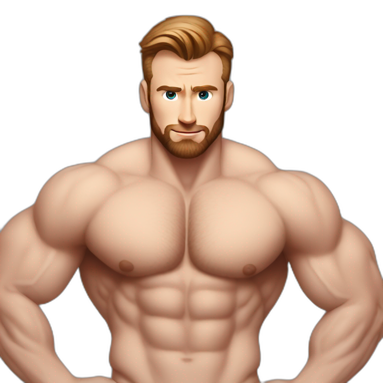 Chris Evans Bodybuilder gigant lgbt emoji