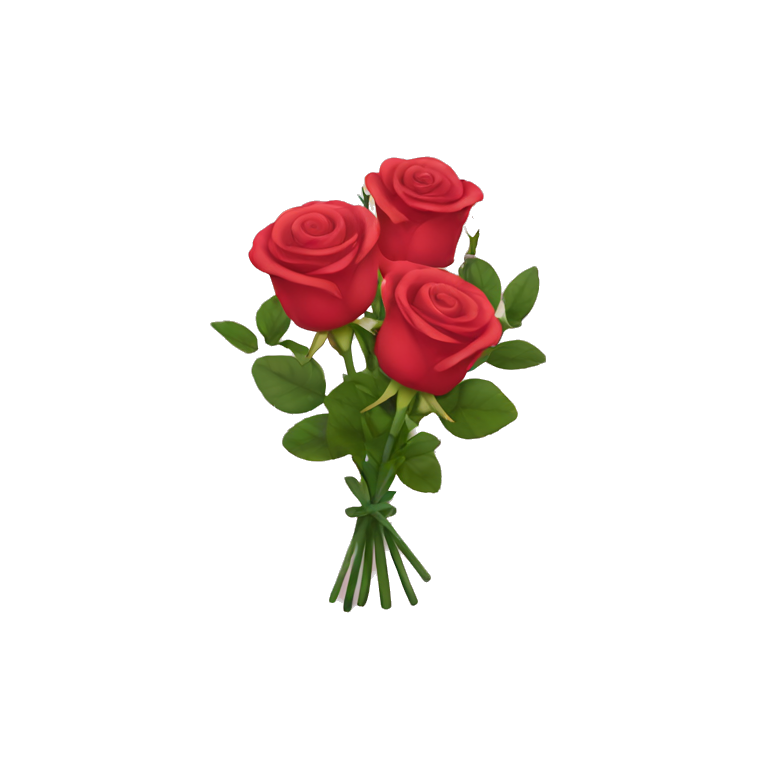 Rose bouquet emoji