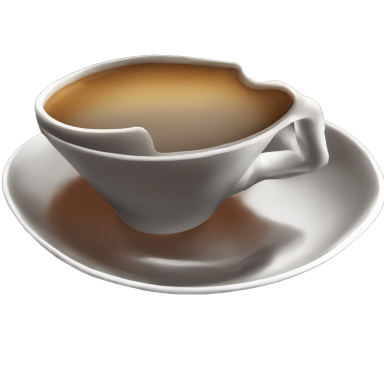 coffee for one on saucer emoji