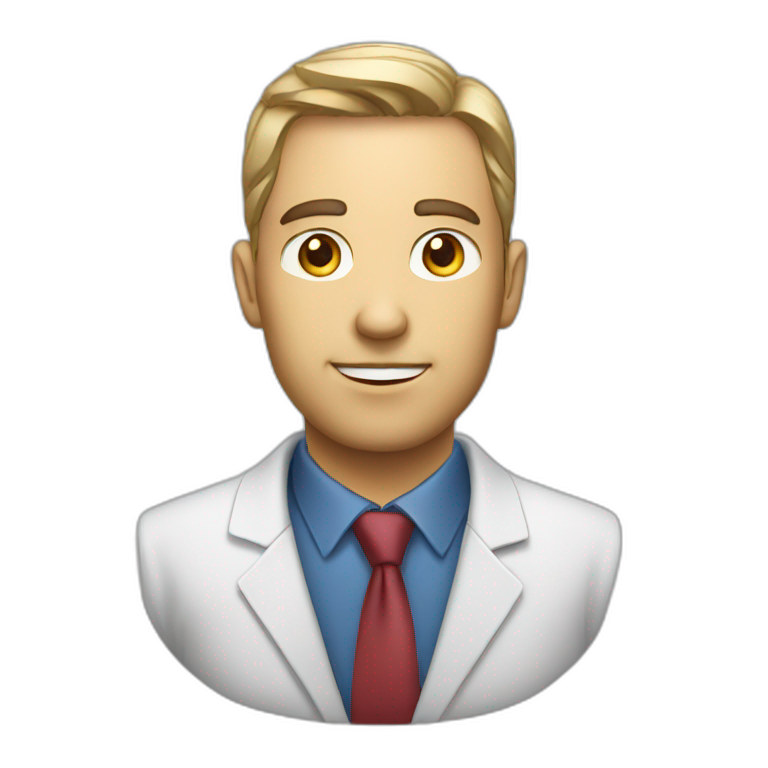 Finance Officer man face emoji