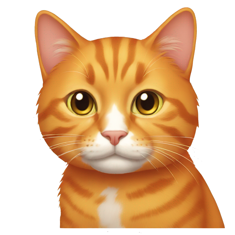 Orange cat cat emoji