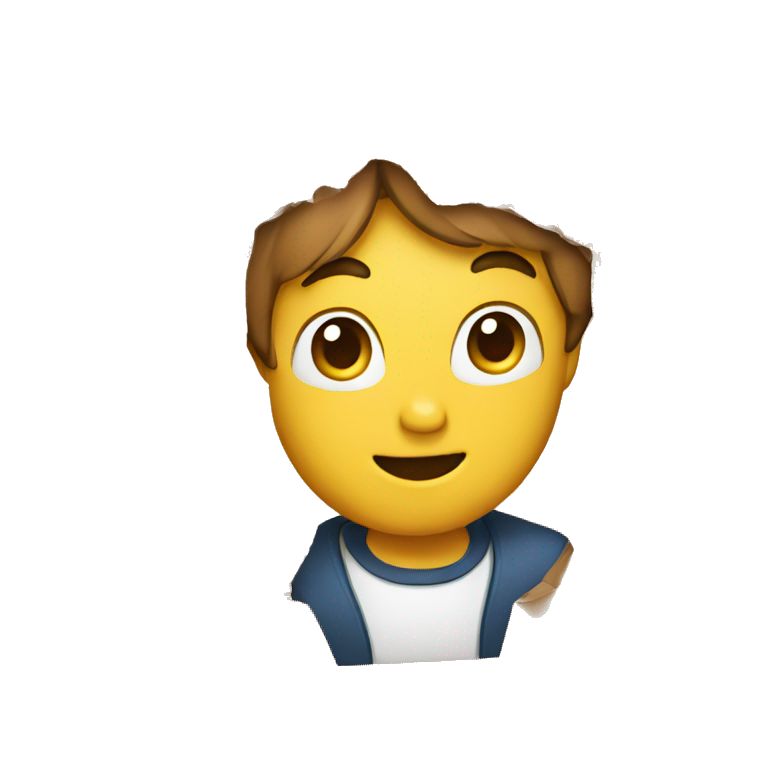 man with a box emoji