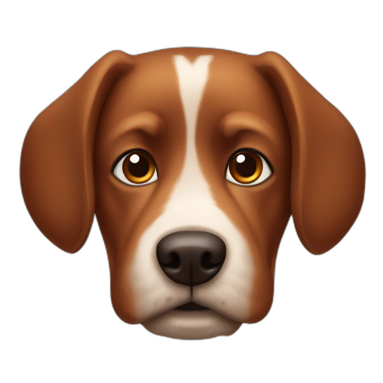 brown dog look like chorizo emoji