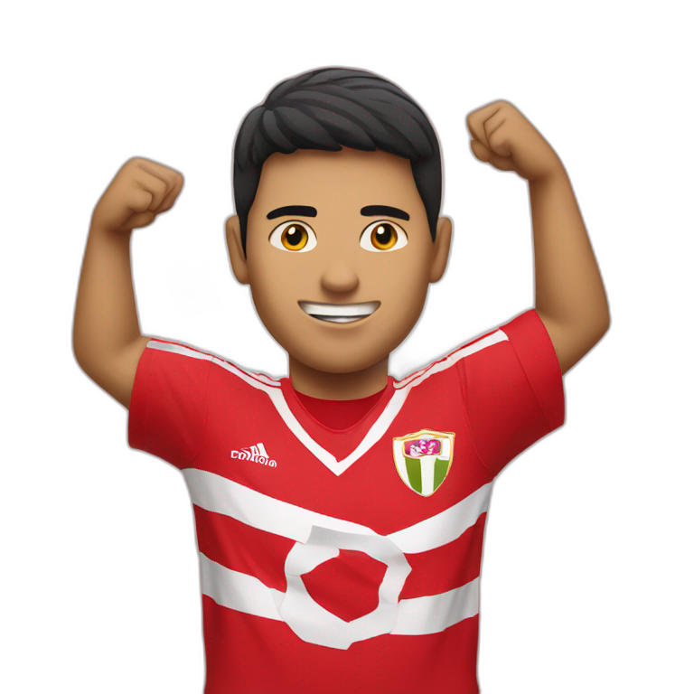 peruvian soccer supporter emoji