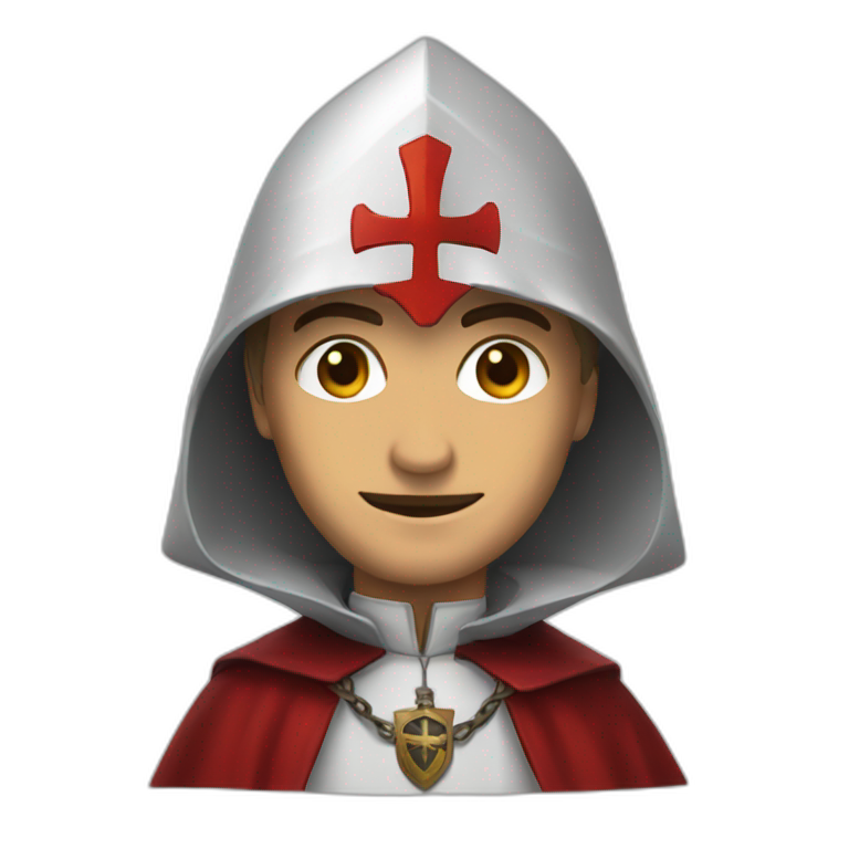 templar pega al Pope emoji
