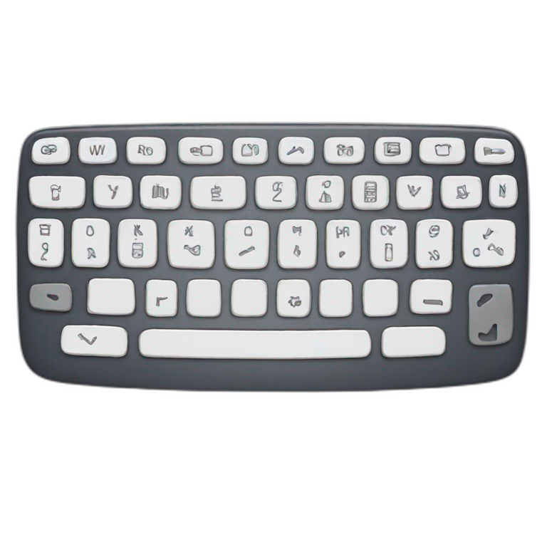 cellphone keyboard emoji