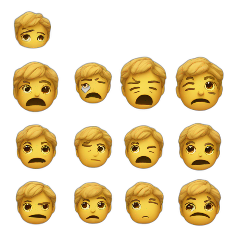 Sad happy emoji