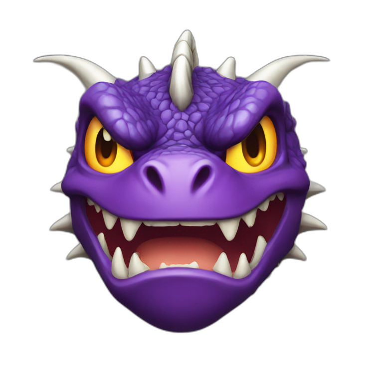 angry dragon emoji