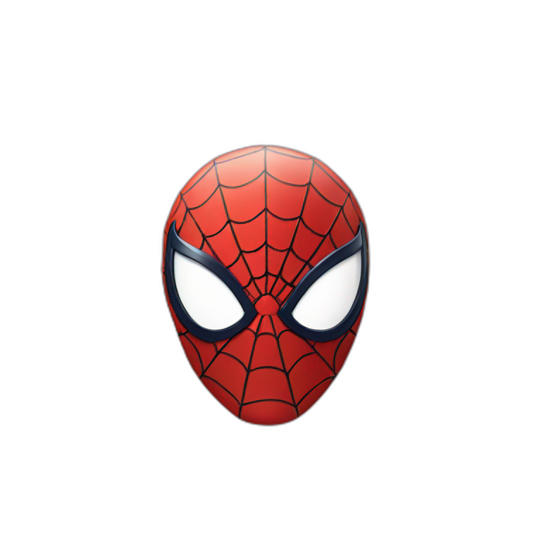 Spider-man mask emoji