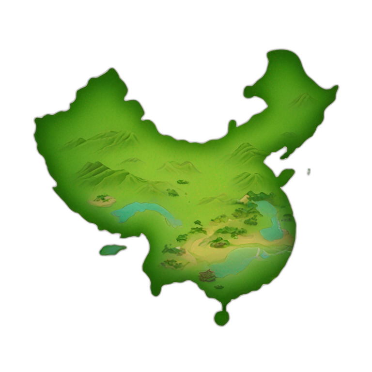 Map of Taiwan emoji