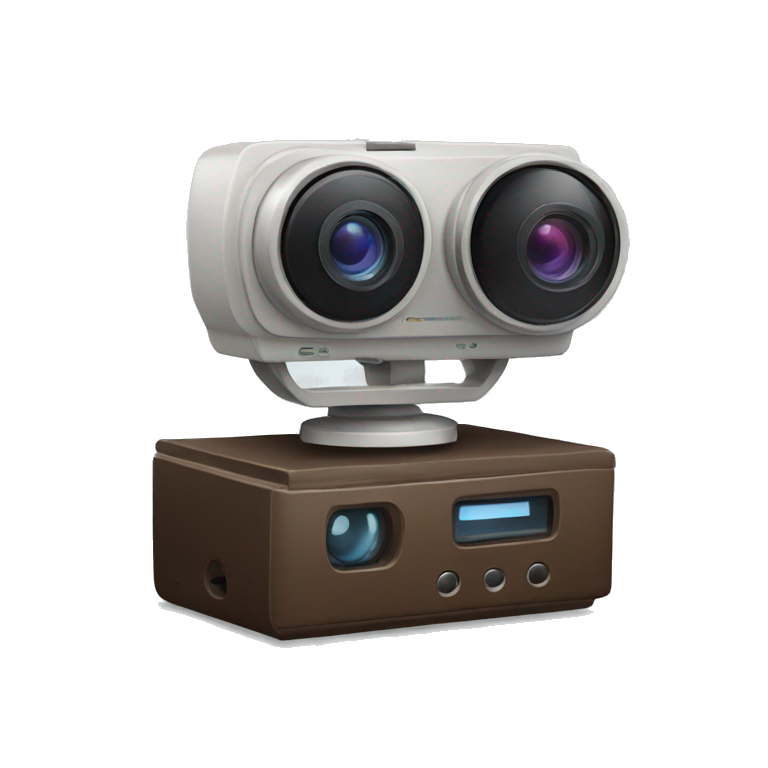 video recorder with question mark emoji